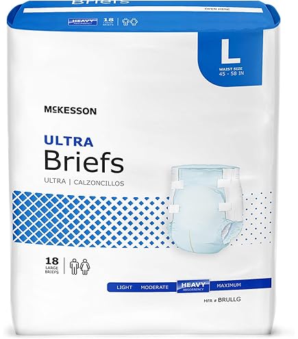 Amazon.com: McKesson Ultimate Briefs, [72 Count], Size L, 45-58 in